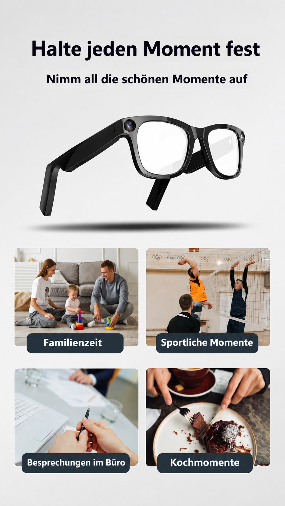 KI-Kamera Smart Brille