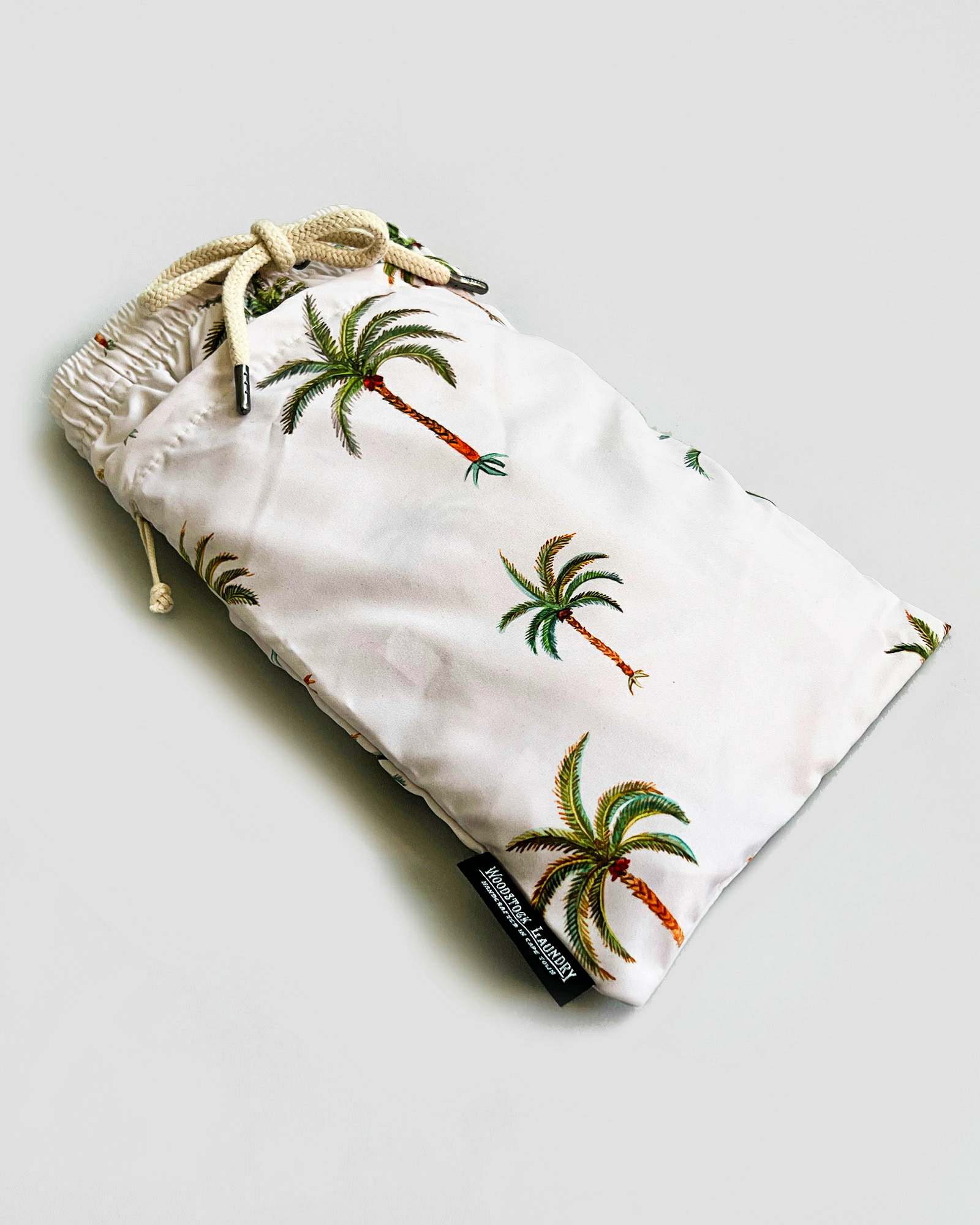 ROVANO Weiße Badeshorts Herren - Palm Beach