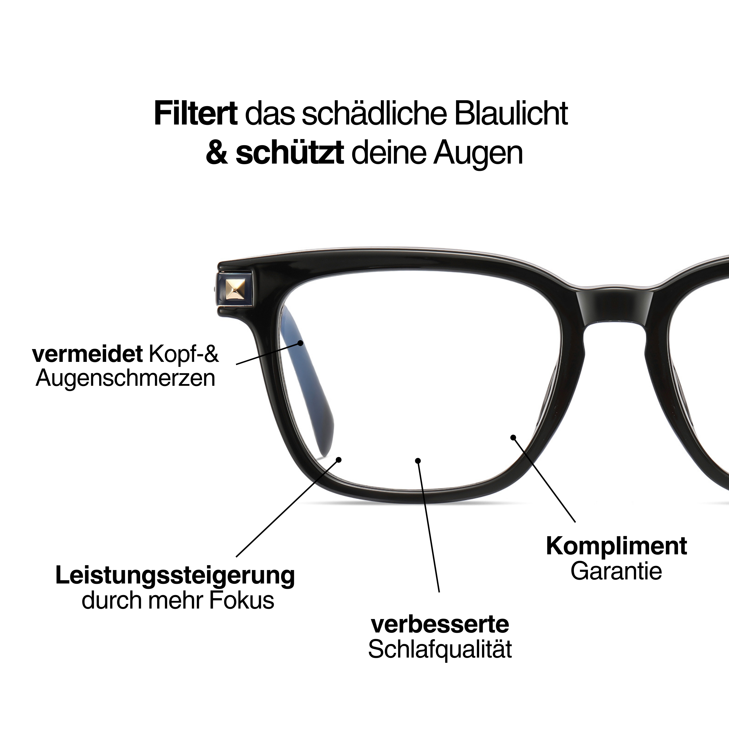 Blaulichtfilterbrille - BLAU